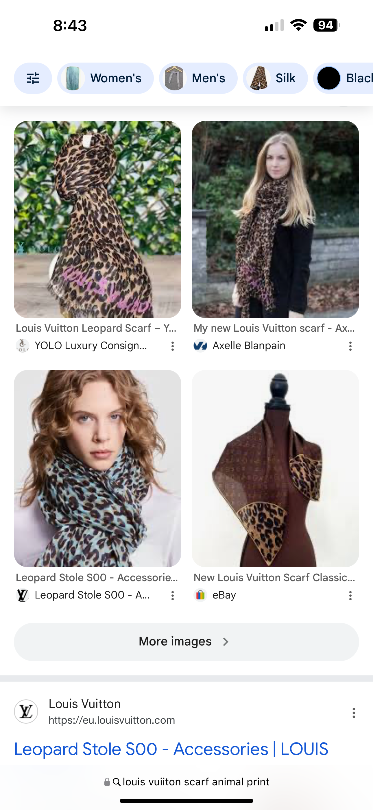 Louis Vuitton scarf