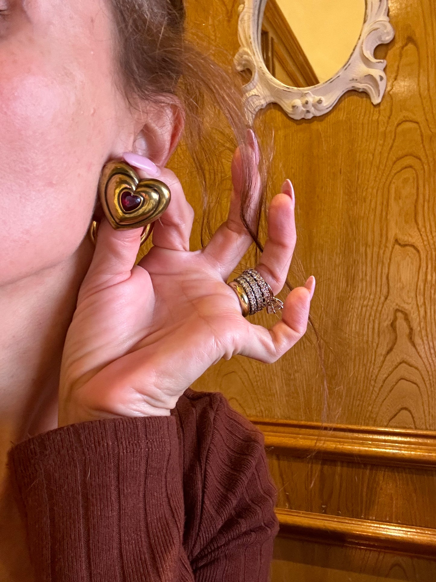 Heart earrings