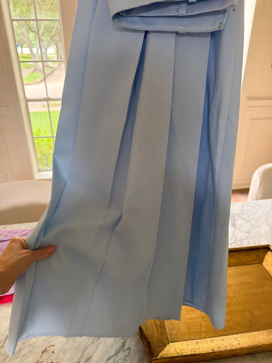 Skirt in soft blue