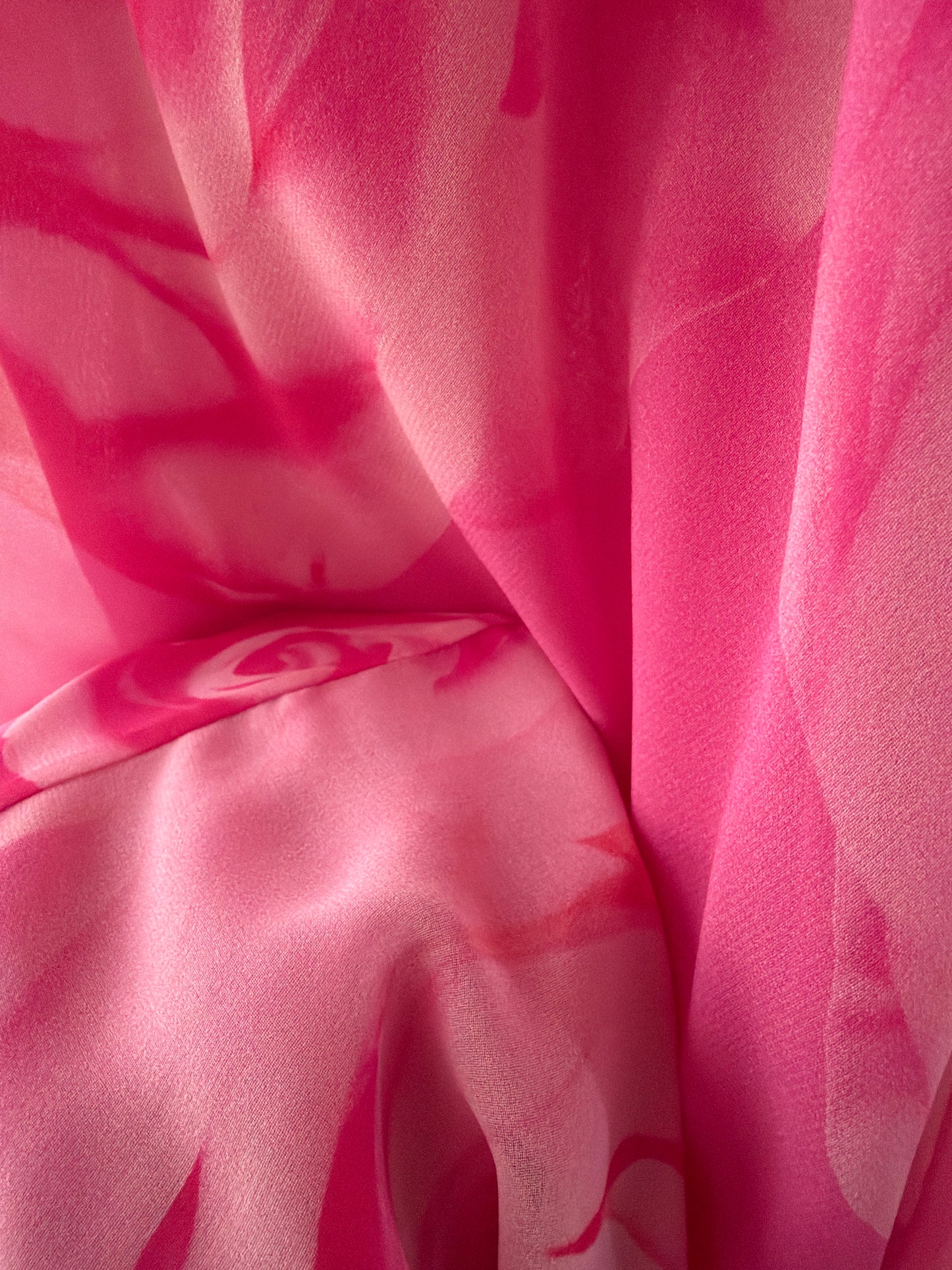 Silk rose dress