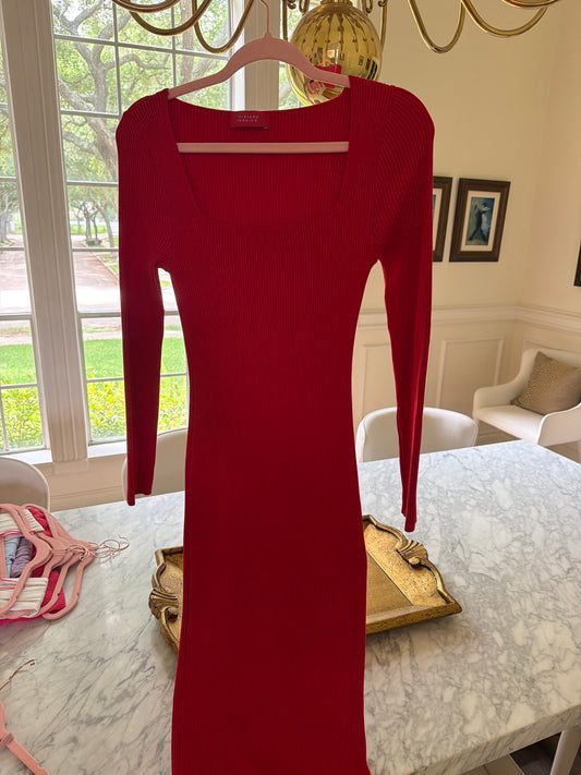 Red dress