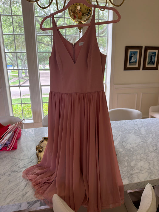 Romantic pink dress