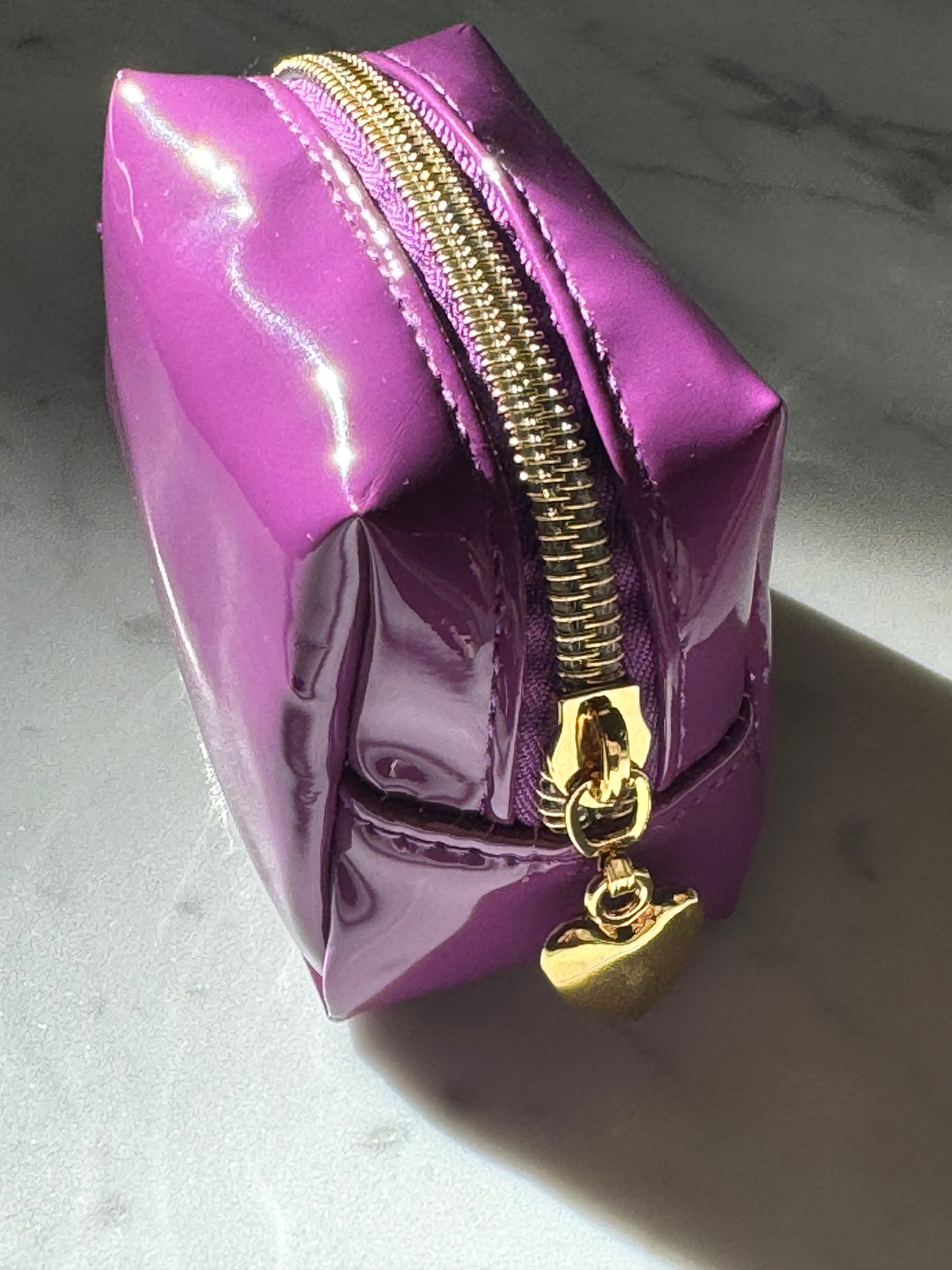 mini bag purple vinyl